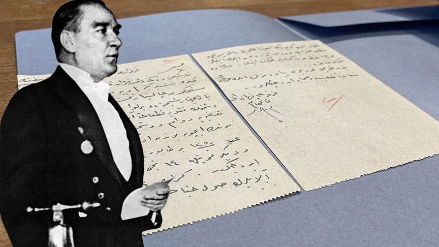 110 yıl sonra gün yüzüne çıktı! Atatürk’ün el yazısıyla yazdığı emir: Hemen ileri harekete geçiniz