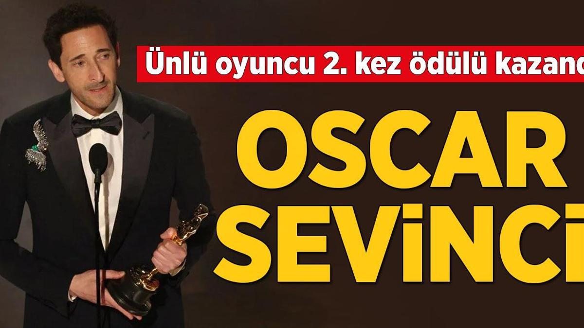 2025 OSCAR ÖDÜLLERİ: Adrien Brody'den Oscar ödülü paylaşımı! The Brutalist ‘En İyi Erkek Oyuncu’ ödülülü ikinci kez kazandı