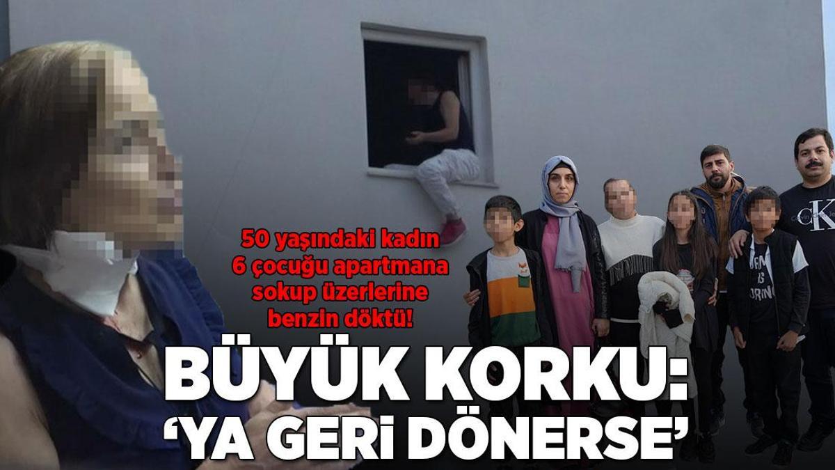 6 çocuğu apartmana sokup üzerlerine benzin döktü! Büyük korku: 'Ya geri dönerse'