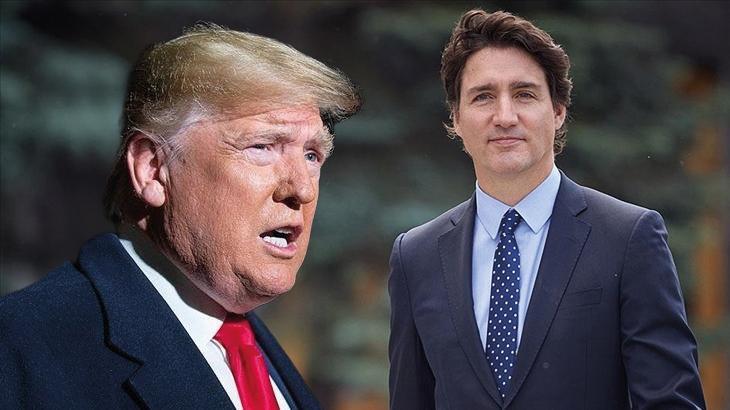 ABD Başkanı Donald Trump, Kanada Başbakanı Justin Trudeau ile konuştu