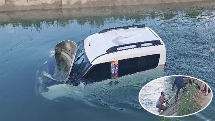 Adana'da bir garip olay! Sulama kanalına uçtu yardımları reddetti