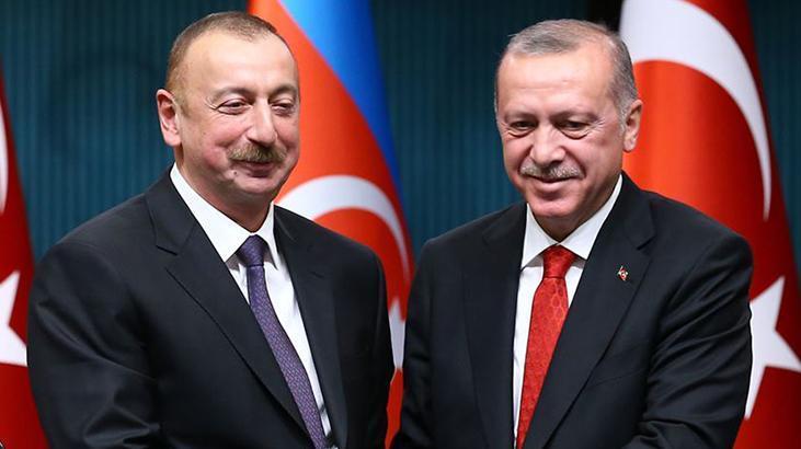 Aliyev, yeniden AK Parti Genel Başkanı seçilen Cumhurbaşkanı Erdoğan'ı kutladı