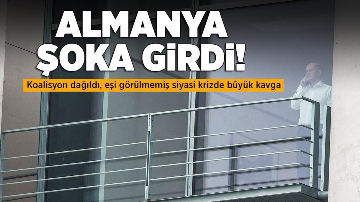 Almanya'da koalisyon dağıldı, siyasi krizde gündem erken seçim