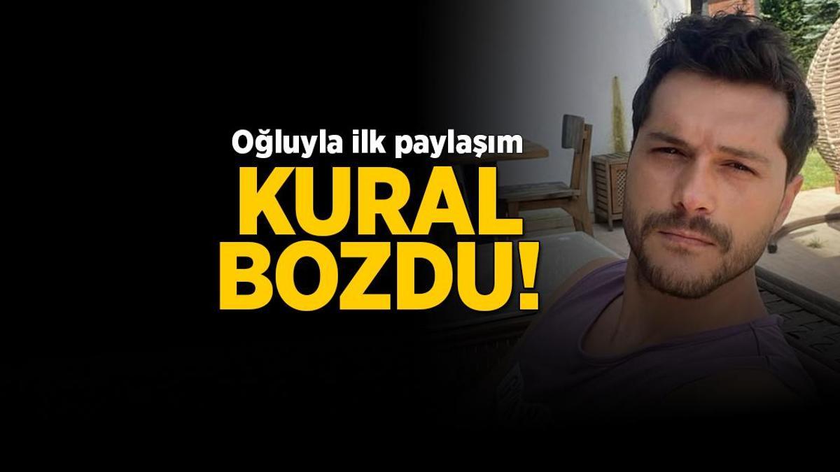 Alperen Duymaz kural bozdu! Oğlu Gün ile ilk paylaşım geldi