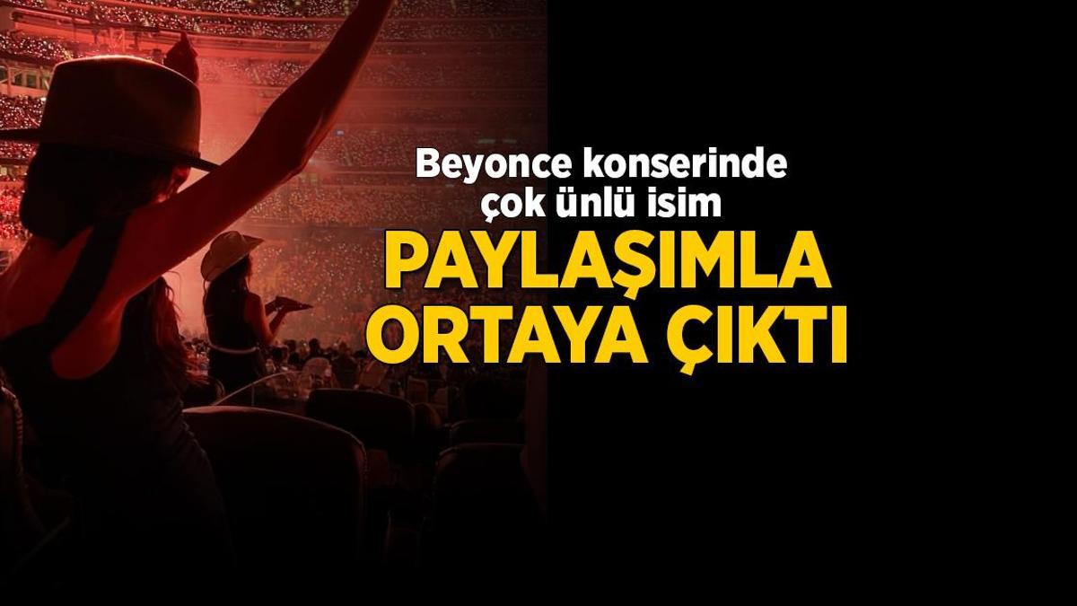 Beyonce konserinde çok ünlü isim! Paylaşımla ortaya çıktı: Öpücüklere boğdu