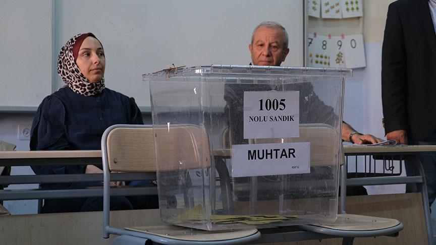 Çankırı'da vatandaşlar sandık başına gitti