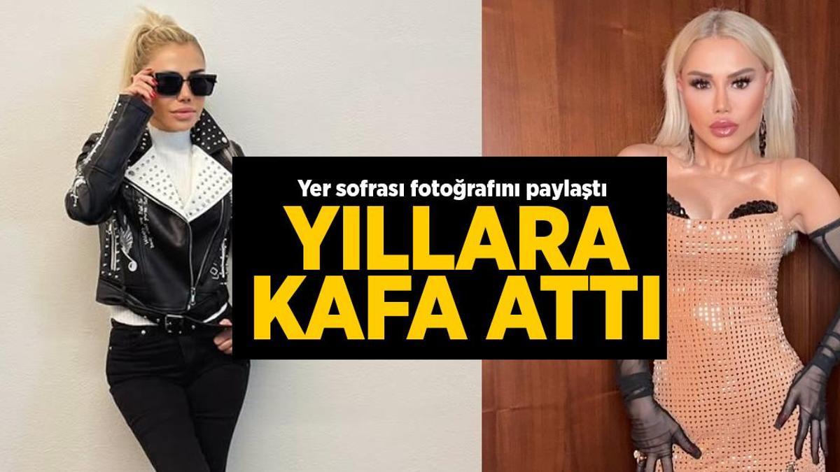 Ceylan yer sofrası fotoğrafını yeniden çekti! 'Yıllara kafa atmışım'