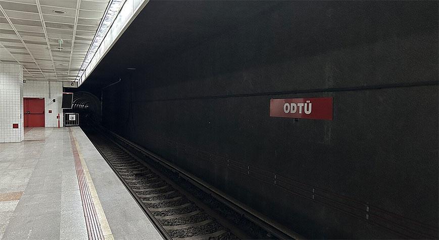 Dikkat! ODTÜ Metro İstasyonu cumartesi gecesinden itibaren kapalı olacak