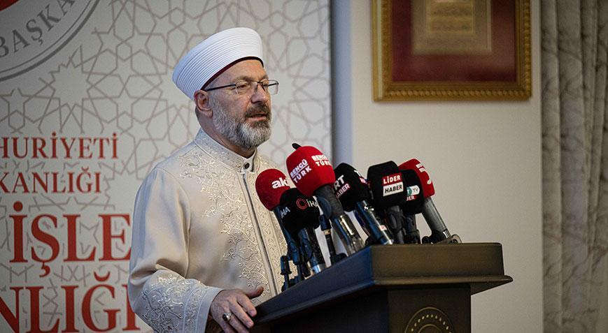 Diyanet İşleri Başkanı Erbaş basın kuruluşlarının temsilcileriyle iftarda buluştu