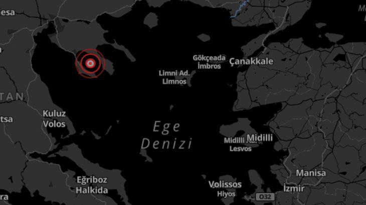 Ege Denizi'nde 3.8 büyüklüğünde deprem