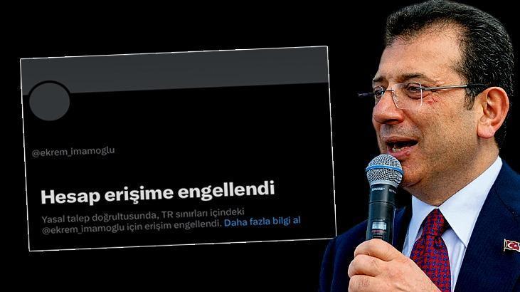 Ekrem İmamoğlu'nun X hesabına erişim engeli