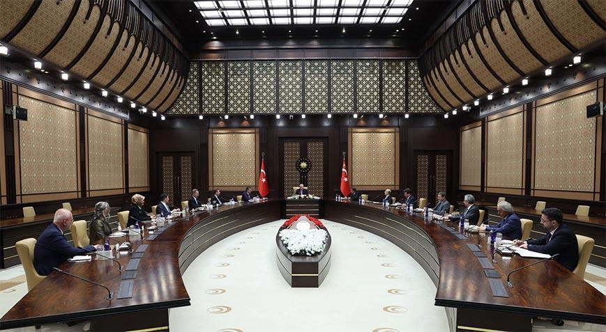 Erdoğan, Cumhurbaşkanlığı Politika Kurullarının başkanvekillerini kabul etti