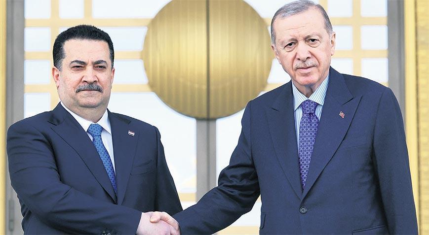 Erdoğan, Irak Başbakanı Sudani’yi Külliye'de kabul etti: Gerilimin çatışmaya dönmesinden endişeliyiz