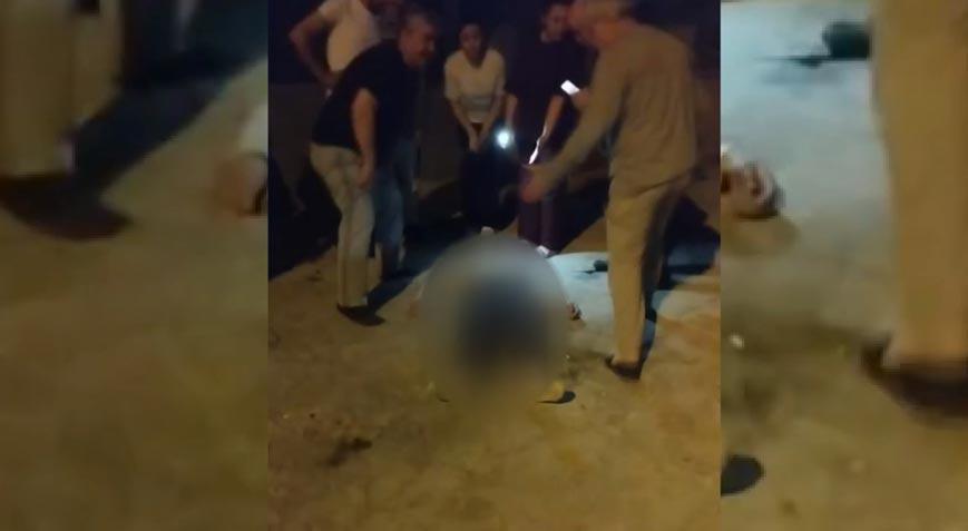 Eski nişanlısının elinde bıçak gören kadın kendisini balkondan attı