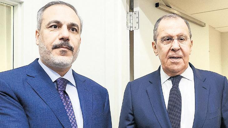 Fidan ile Lavrov’dan Suriye görüşmesi