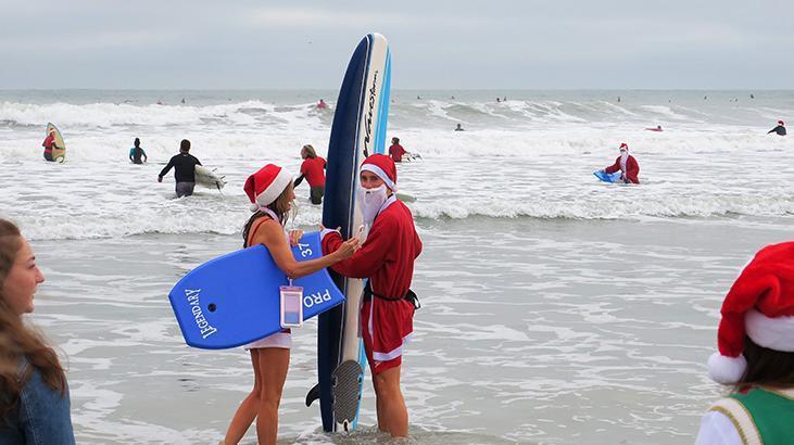 Florida'da Noel böyle kutlandı! İşte o renkli kareler