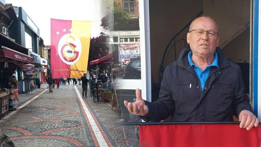 Galatasaray'ın 5 yıldızlı bayrağını yırtıp kaçtılar! Geride bıraktıkları detay ele verdi