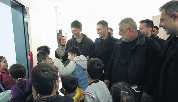 Gaziantep’te okula kütüphane yaptırdılar