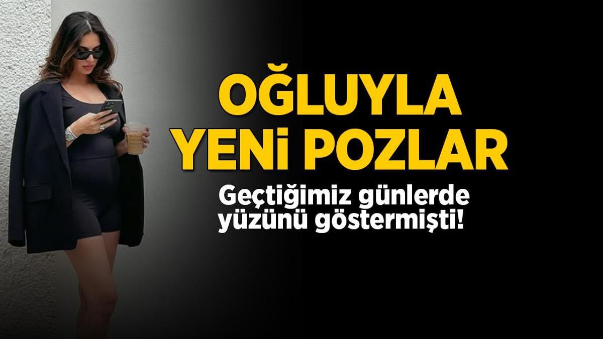 Geçtiğimiz günlerde yüzünü göstermişti! Melisa Aslı Pamuk'tan oğluyla yeni pozlar