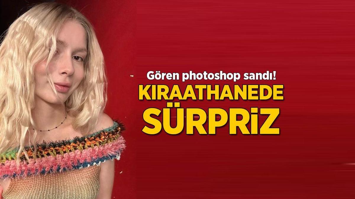 Gören photoshop sandı! Aleyna Tilki'nin kıraathane pozları olay oldu