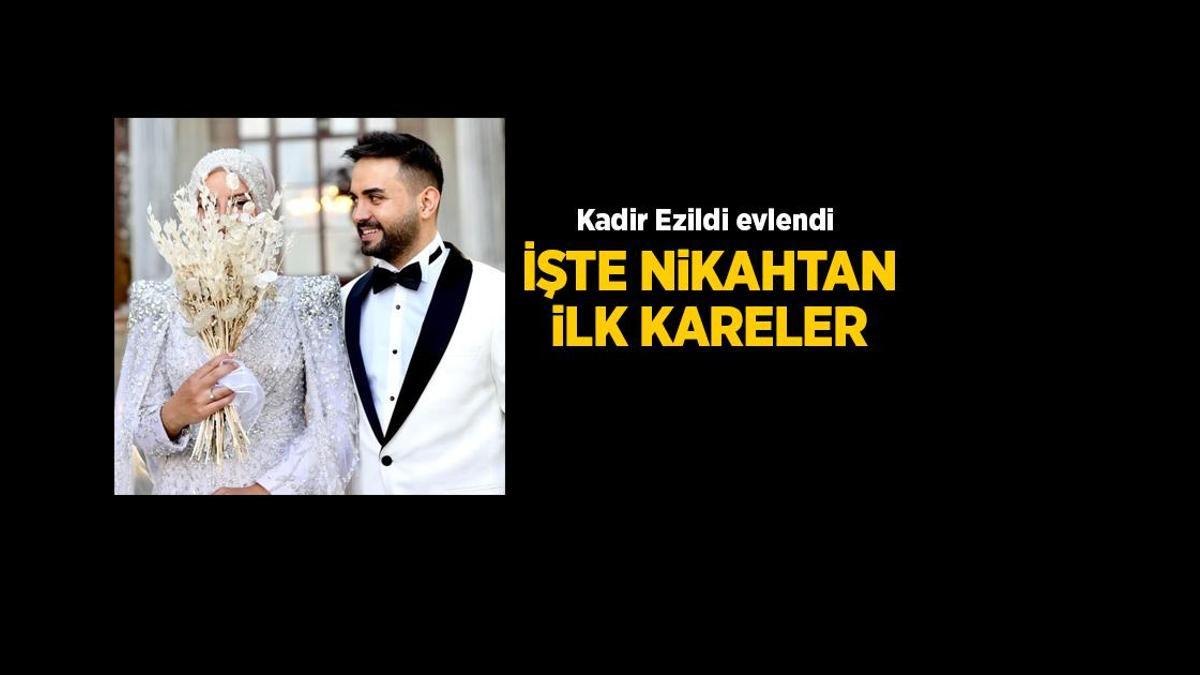 HABERLER: Kadir Ezildi ve Gamze Türkmen evlendi! İşte nikahtan ilk fotoğraflar