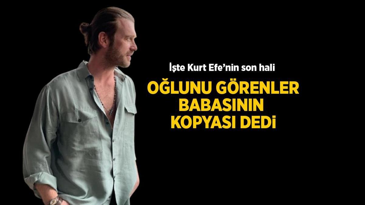 HABERLER: Kıvanç Tatlıtuğ'un oğlu Kurt Efe'yi görenler aynı babası dedi