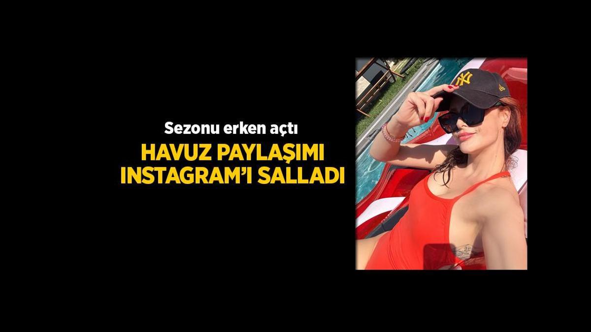 HABERLER: Mine Tugay havuz paylaşımıyla Instagram'ı salladı