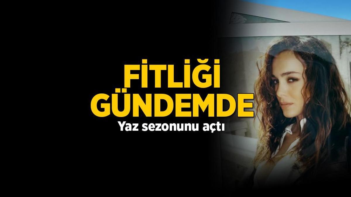 Hafsanur Sancaktutan sezonu açtı! Bikinili paylaşım geldi fit vücudu dikkat çekti