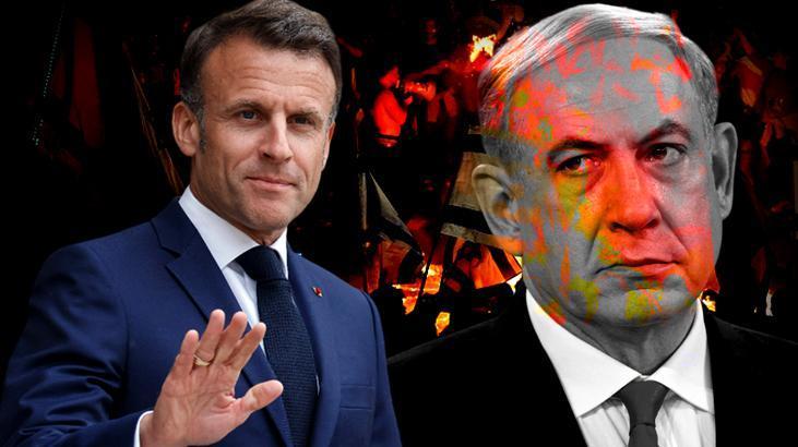 İki liderden çok kritik görüşme! Macron'dan Netanyahu'ya net çağrı: Zamanı geldi