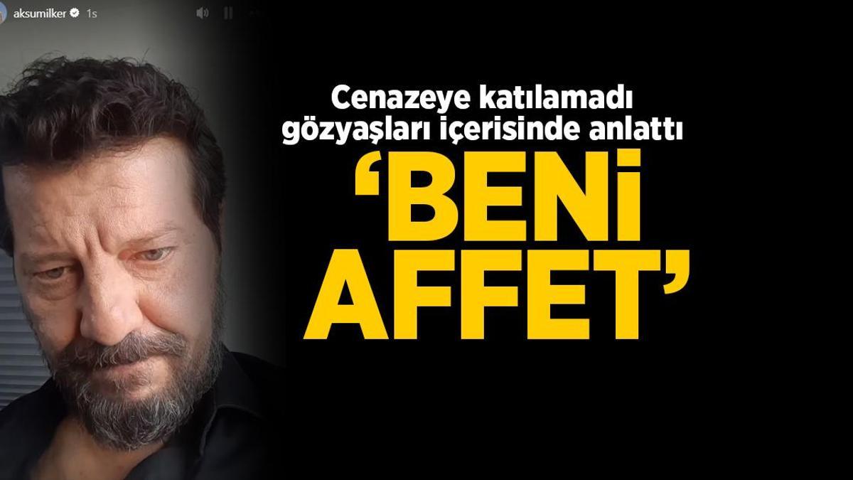 İlker Aksum, Şinasi Yurtsever'in cenazesine katılamadı, nedenini gözyaşlarıyla anlattı: Beni affet