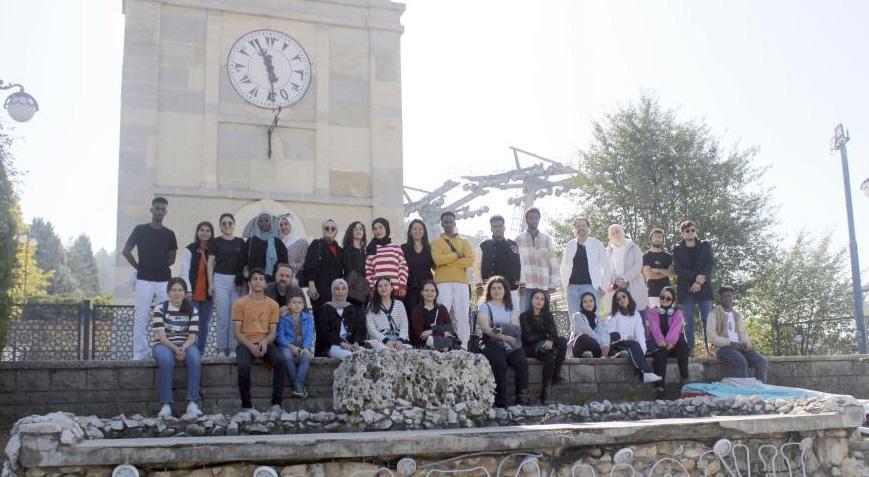 Kastamonu Üniversitesine gelen öğrencilere şehir turu