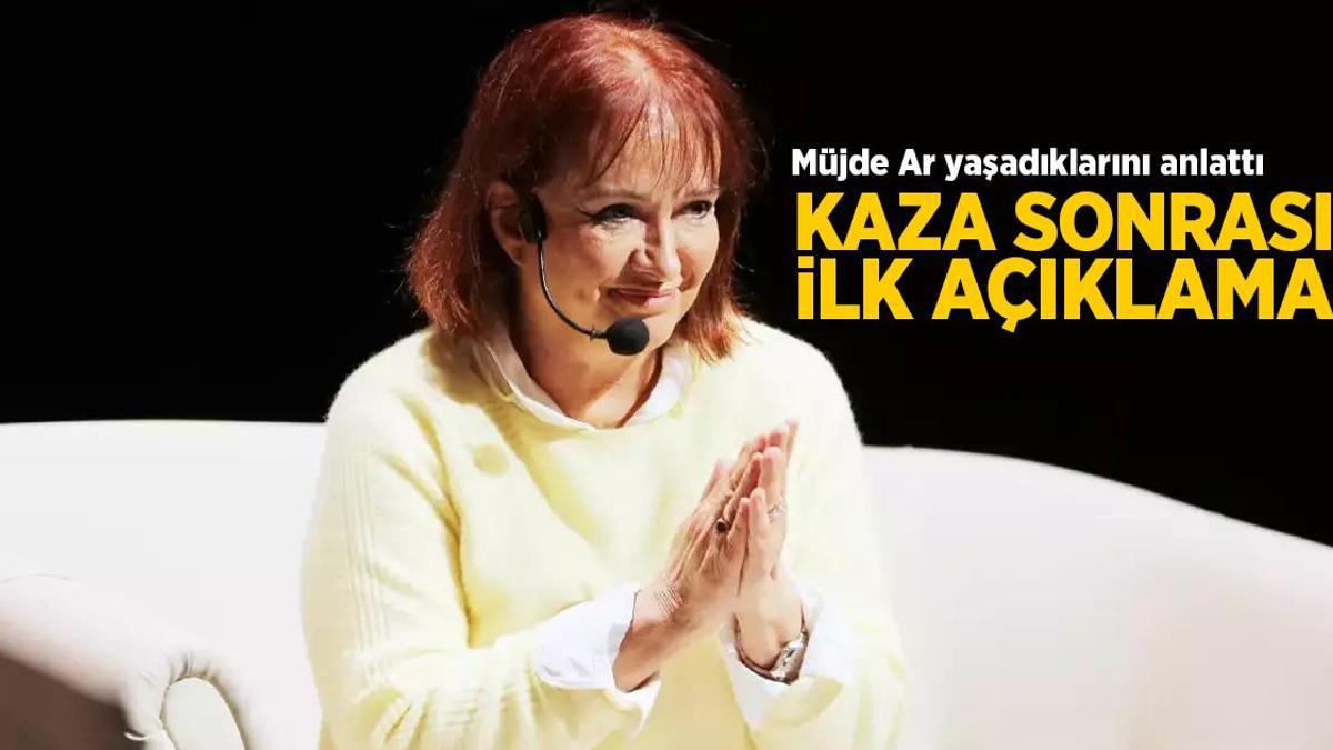 Kaza sonrası Müjde Ar'dan ilk açıklama! Yaşadığı şoku bu sözlerle anlattı