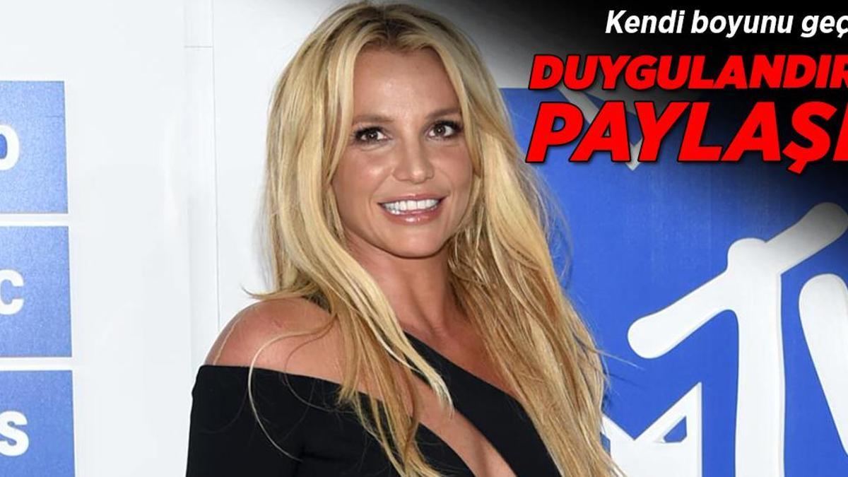 Kendi boyunu geçti! Britney Spears ile oğlundan duygulandıran paylaşım