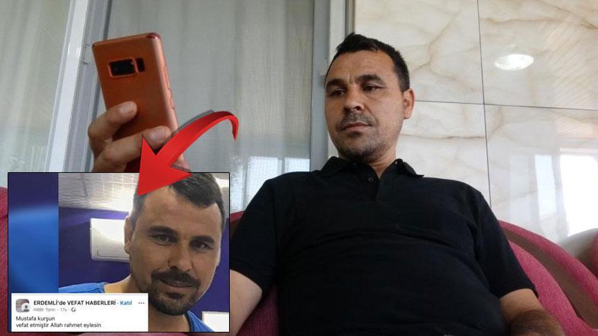 Kendi ölüm ilanını görünce şok oldu! 'Telefonum hiç susmadı'