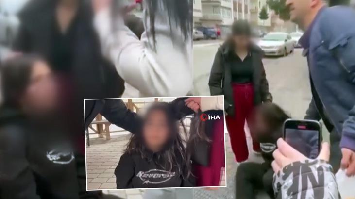 Kız öğrenci akran zorbalığı! Şiddet uygulayıp telefona kaydettiler
