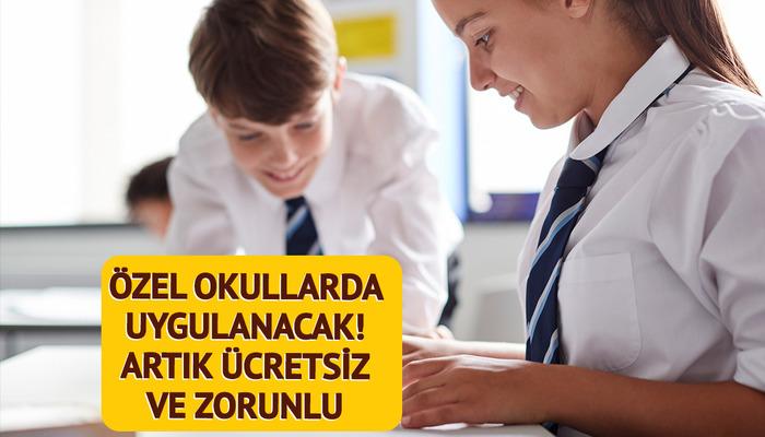 MEB'den son dakika duyurusu! Bütün özel okulları kapsıyor, veliler şimdiden sevindi: Önümüzdeki sene ücretsiz ve zorunlu olacak