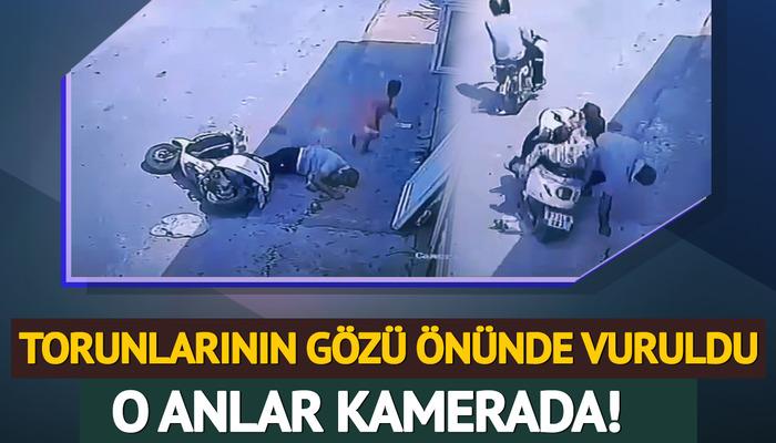 Mersin'de korkunç anlar! Torunlarının gözü önünde başından vuruldu