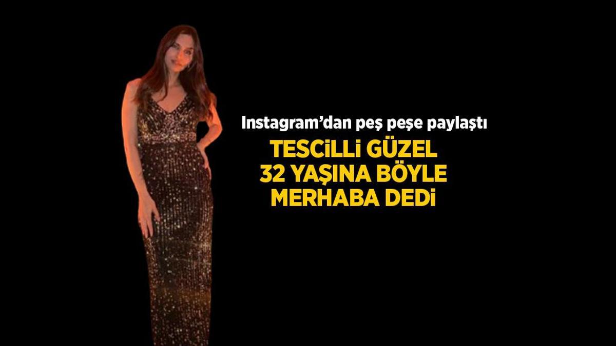 Mesut Özil'in eşi Amine Gülşe 32. yaşına böyle merhaba dedi! Instagram'dan peş peşe paylaştı