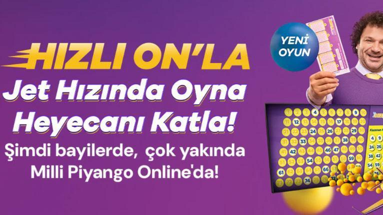 Milli Piyango’nun yeni oyunu “Hızlı On Numara” şimdi bayilerde!