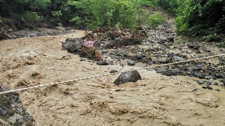 Ordu'da sel felaketi! Bir kişi hayatını kaybetti