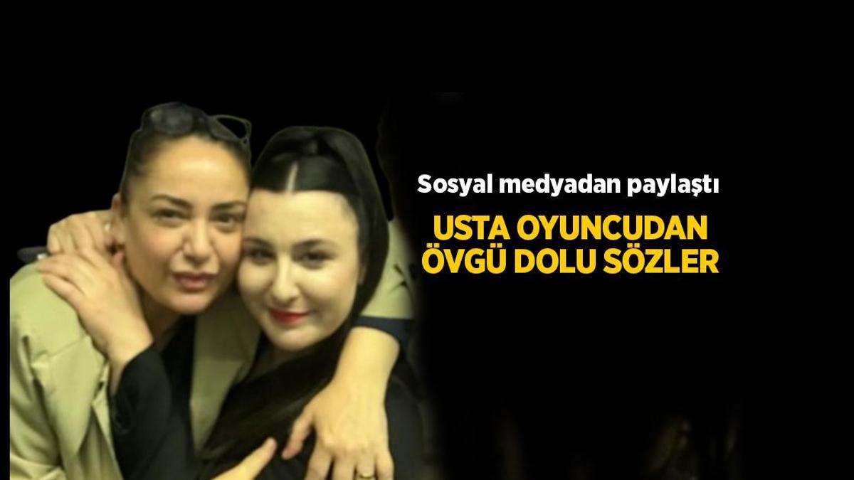 Övmelere doyamadı! Sibel Taşçıoğlu Yasemin Sakallıoğlu'nu kuliste ziyaret etti