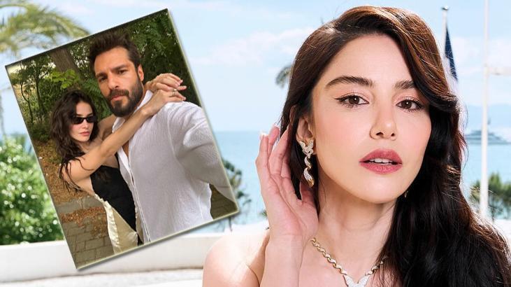 Özge Gürel'den eşi Serkan Çayoğlu'na romantik sözler! 'Bayılıyorum gözümün önünde olmasına'