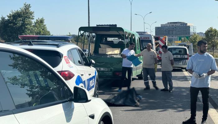 Pendik'te korkunç olay! Eşiyle sorun yaşayan adam TEM bağlantı yolunda arabaların önüne atladı