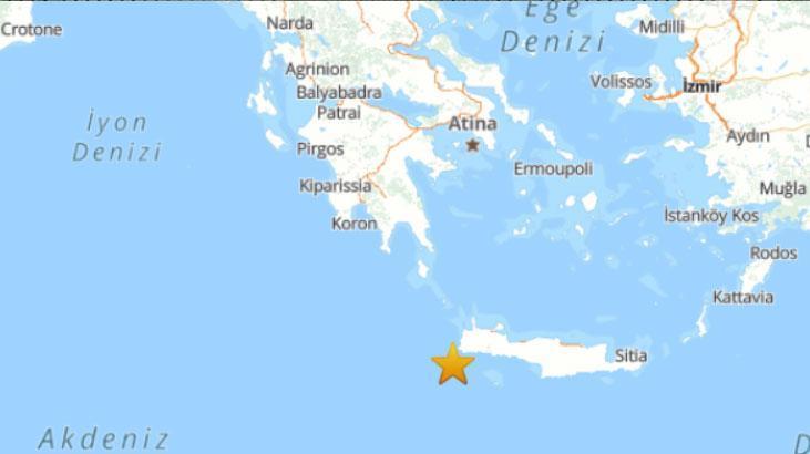 Son dakika... Akdeniz'de 5 büyüklüğünde deprem