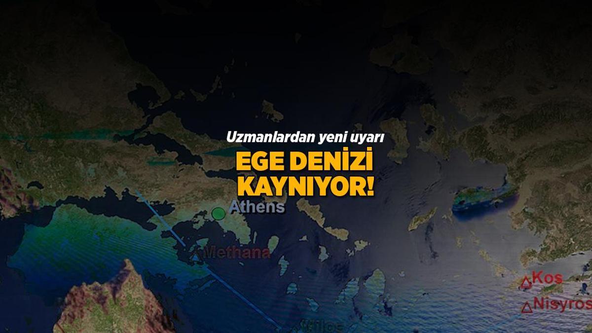 Son dakika... Ege Denizi kaynıyor: Santorini ve Andiros'ta yeni krater mi oluşuyor?