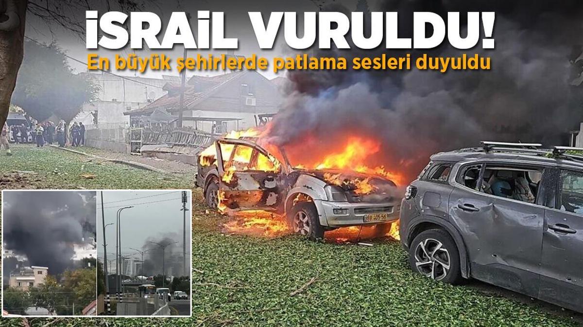 SON DAKİKA HABERİ: İsrail füze yağmuruyla vuruldu! Hizbullah en az 160 füze ateşledi