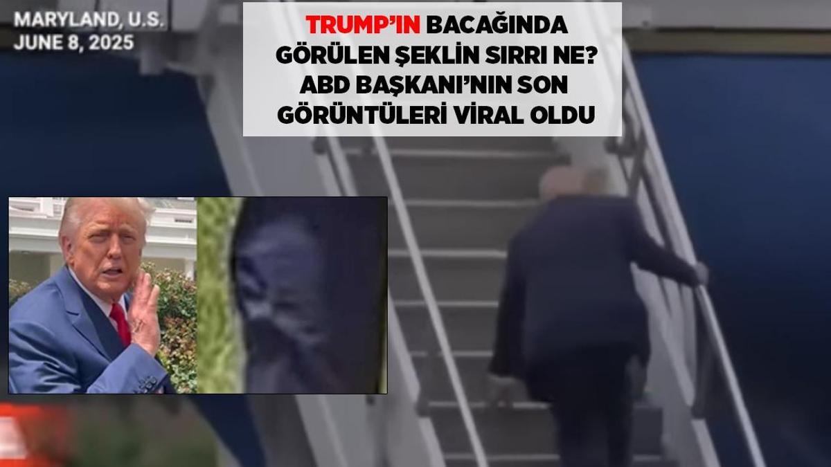 SON DAKİKA HABERLERİ: TRUMP'IN PANTOLONUNDAKİ GİZEMLİ ÇIKINTI