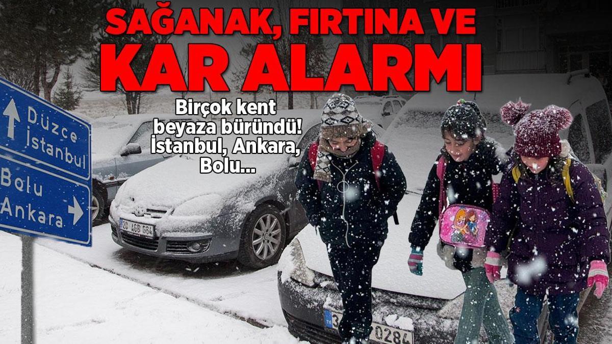 SON DAKİKA HAVA DURUMU HABERLERİ: Meteoroloji’den hafta sonu için yeni uyarı! Kar, sağanak, fırtına alarmı