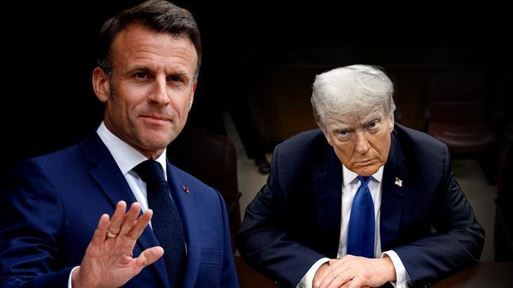 Son dakika: Macron'dan Trump'a flaş çağrı: Bu senin kumaşın değil