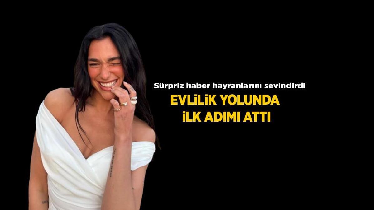 Son Haberler: Dua Lipa evleniyor! Sevgilisi Callum Turner ile nişanlandı